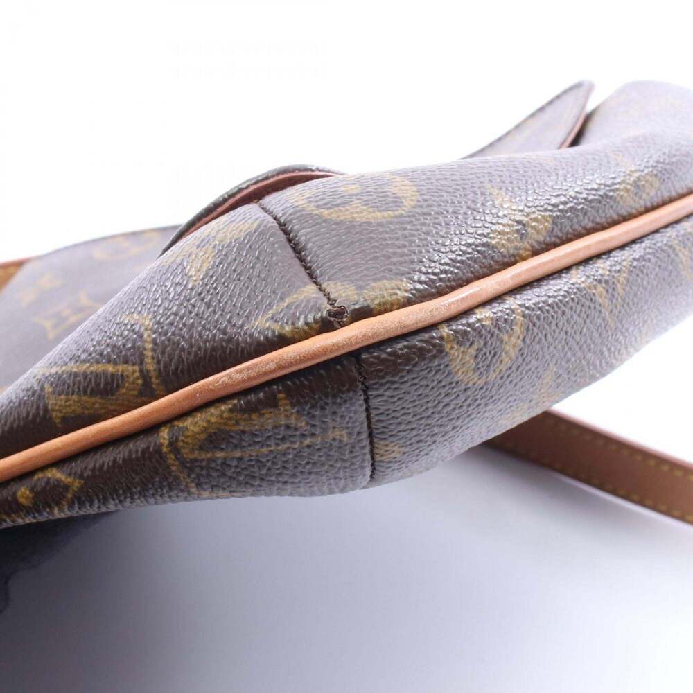 LOUIS VUITTON Authentic Brown Monogram Leather Shoulder Bag - Picture 6 of 9